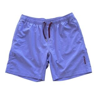 Bamboo Ave Swim Trunks Men's XL Lavender Purple Lined Drawstring Pockets